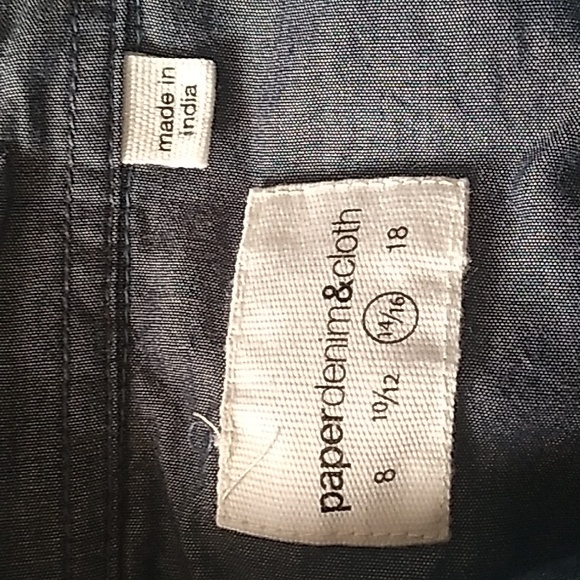 Junior's Paper, Denim and Cloth button down shirt - Picture 2 of 8